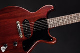 Gibson Custom Shop 1958 Les Paul Junior Double-Cut Reissue VOS Electric Guitar in Cherry 7.4 #85594