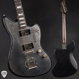 James Trussart Steelmaster - Antique Silver Snake Skin Engraved Black/NAMM Instrument
