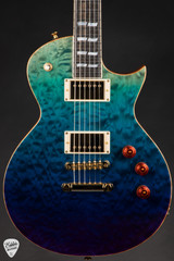 Paul Reed Smith Eddie’s Guitars Wood Library Special Semi-Hollow Figured Maple Neck Electric Guitar in Blood Orange Smokeburst