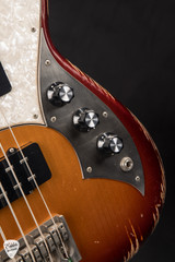 Novo Ivorus Bass Fretless - Mayan Burst