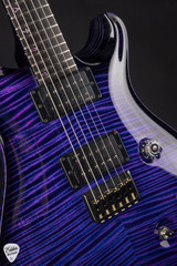 PRS Private Stock Custom 24 Curly Maple Replicant Purple Smokeburst Electric guitar