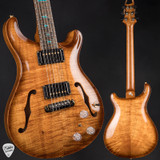 PRS Private Stock Hollowbody II Piezo Koa Natural Smokeburst Electric Guitar