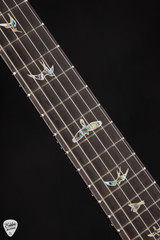 PRS Eddie's Guitars Wood Library Custom 24 Fire Red Smokeburst Electric Guitar