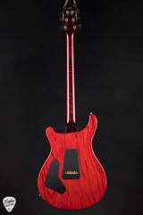 PRS Eddie's Guitars Wood Library Custom 24 Fire Red Smokeburst Electric Guitar