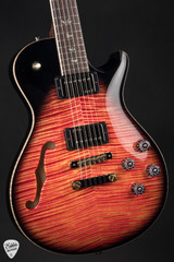 PRS Eddie's Guitars Wood Library McCarty 594 Singlecut Blood Orange Smokeburst Electric Guitar