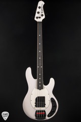 Ernie Ball Music Man Tim Commerford Passive StingRay Bass Guitar in Fight Night White
