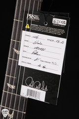 Hang Tag for PRS Studio Electric Guitar in Carroll Blue