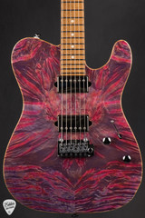 Suhr Roasted Modern T Waterfall Burl Maple - Pink Algae #86119