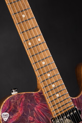 Suhr Roasted Modern T Waterfall Burl Maple - Pink Algae #86119
