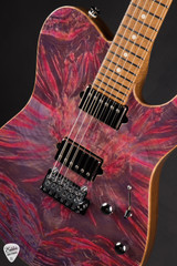 Suhr Roasted Modern T Waterfall Burl Maple - Pink Algae #86119