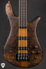 Spector NS-2 4 String Neck Thru Fretless - Walnut Burl & Black Walnut bass guitar