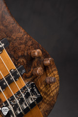 Spector NS-2 4 String Neck Thru Fretless - Walnut Burl & Black Walnut bass guitar