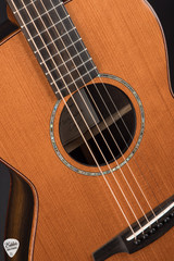 McNally Model S Acoustic Guitar with Redwood & Ancient Bog Oak