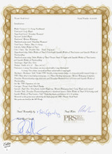 PRS Private Stock #12141 Brazilian Custom 22/12 String Double Neck - Frostbite Glow #415199