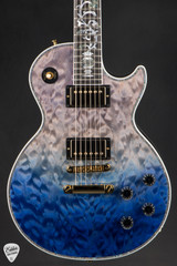 Gibson Custom Shop PSL Les Paul Ultima "Tree of Life" Transparent Geode electric guitar