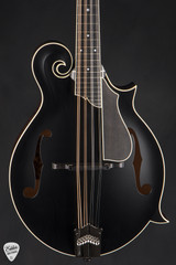 Collings MF Deluxe Mandolin Black Top with Adirondack Spruce & Flamed Maple
