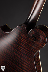 Collings MF Deluxe Mandolin Black Top with Adirondack Spruce & Flamed Maple