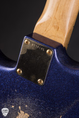 2024 - Fender Custom Shop Masterbuilt Custom Purple Flood Stratocaster Relic - Purple Sparkle over 3-Tone Sunburst