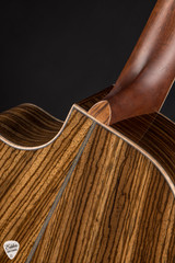 Huss & Dalton CM Custom Acoustic Guitar with Bearclaw Sitka Spruce & Zebrawood