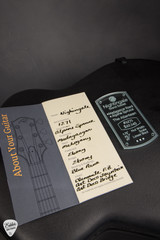 Case Card for Kevin Ryan "Atlantean" Nightingale Grand Soloist Acoustic Guitar with Alpine Spruce & Madagascar Rosewood