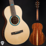Kevin Ryan Arts & Crafts Abbey Grand Parlor Acoustic Guitar in Azure with Engelmann Spruce & Cocobolo