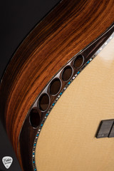 Kevin Ryan Arts & Crafts Abbey Grand Parlor Acoustic Guitar in Azure with Engelmann Spruce & Cocobolo