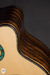 Kevin Ryan Arts & Crafts Paradiso Grand Concert in Arizona Jade with Alpine Spruce & Ziricote