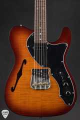 Fender Custom Shop 1960 Telecaster Thinline NOS Violin Burst Electric Guitar