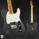 Fender Custom Shop Limited Edition 1956 Esquire Relic Super Aged Charcoal Frost Metallic Electric Guitar