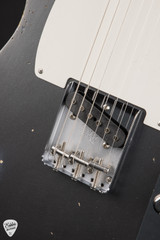 Fender Custom Shop Limited Edition 1956 Esquire Relic Super Aged Charcoal Frost Metallic Electric Guitar