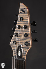 Mayones Duvell Elite 7 Baritone Transparent Jeans Blue Satin Electric Guitar