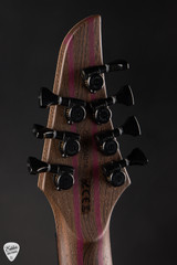 Mayones Duvell Elite 7 Baritone Transparent Jeans Blue Satin Electric Guitar