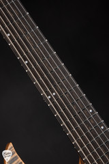 Mayones Duvell Elite 7 Baritone Transparent Jeans Blue Satin Electric Guitar