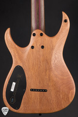 Mayones Duvell Elite 7 Baritone Transparent Jeans Blue Satin Electric Guitar