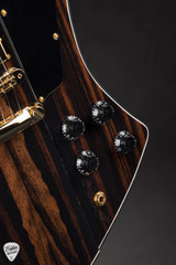 Kauer Banshee Deluxe Macassar Ebony Figured Spanish Mahogany electric guitar