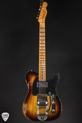 Fender Custom Shop SR25 CuNiFe Blackguard Telecaster Heavy Relic Faded Aged 2 Color Sunburst electric guitar