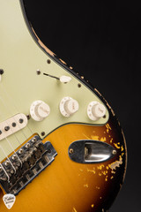 Fender Custom Shop Limited Edition Masterbuilt John Frusciante Stratocaster 3-Color Sunburst electric guitar