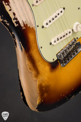 Fender Custom Shop Limited Edition Masterbuilt John Frusciante Stratocaster 3-Color Sunburst electric guitar