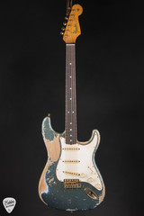 Fender Custom Shop Master Built 1965 Stratocaster Ultra Relic Heavy Aged Lake Placid Blue Electric Guitar