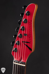 Tom Anderson Icon Classic Ferrari Red with Black Dog Hair electric guitar