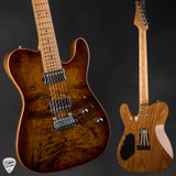 Suhr Roasted Modern T Waterfall Burl Maple Bengal Burst Electric Guitar