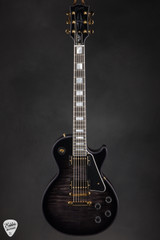 Gibson Custom Shop PSL Les Paul Custom Figured Electric Guitar in Charcoal Widow