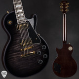 Gibson Custom Shop PSL Les Paul Custom Figured Electric Guitar in Charcoal Widow