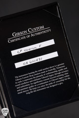 Gibson Custom Shop M2M Les Paul Custom Figured Electric Guitar in Charcoal Widow