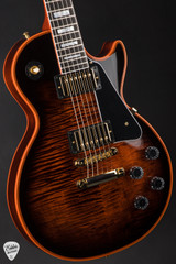 Gibson Custom Shop PSL Les Paul Custom Figured Orange Widow electric guitar