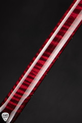 PRS Eddie's Guitars Wood Library Special Semi Hollow Quilt/Stained Maple Neck Fire Red Burst electric guitar