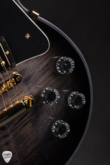 Gibson Custom Shop M2M Les Paul Custom Figured Charcoal Widow electric guitar