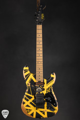 EVH Limited Edition Striped Series Frankenstein Frankie Black w/Yellow Stripes electric guitars