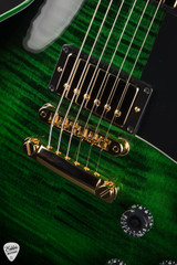 Gibson Custom Shop PSL Les Paul Custom Figured Green Widow electric guitar