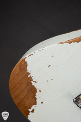 2019 Fender Custom Shop GT11 1963 Telecaster Heavy Relic Electric Guitar in Aged Sonic Blue